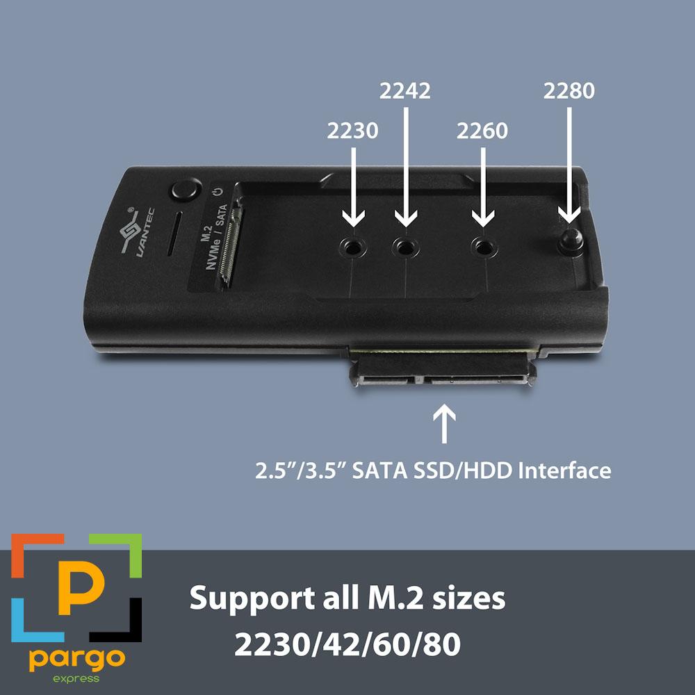 Vantec NexStar 3 in 1 USB 3.2 Storage Adapter